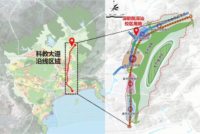 米乐M6 米乐建面扩至268万平深职院西丽校区规划大调！多项指标调整(图7)