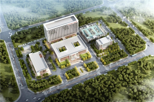 中建科工青岛即墨区第二人民医院新建项目门诊医技综合楼钢结构顺利封顶米乐 M6米乐(图2)