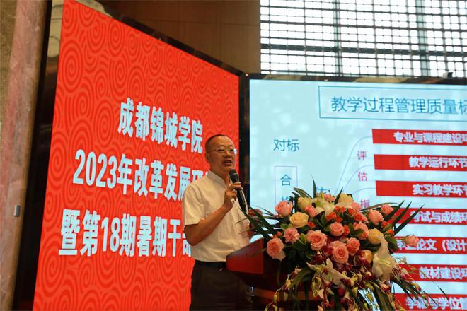 米乐 M6米乐凝聚共识 砥砺前行 共促锦城学院教育教学高质量发展(图10)