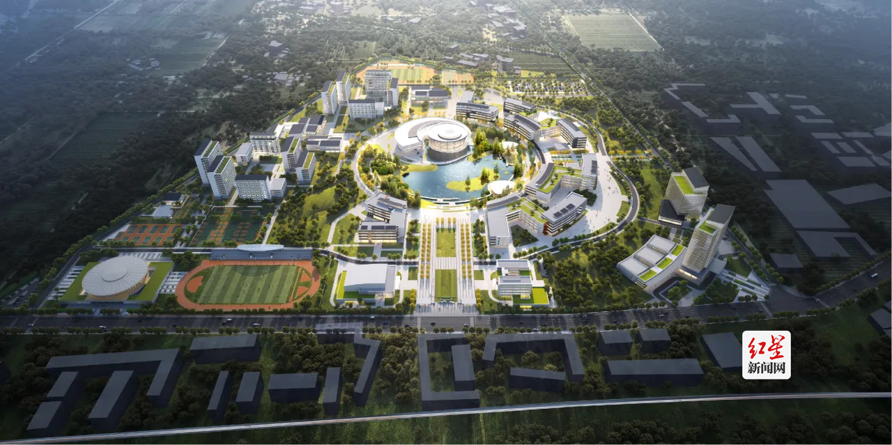 成都职业技术学院新校区建设项目在新津开工！(图2)