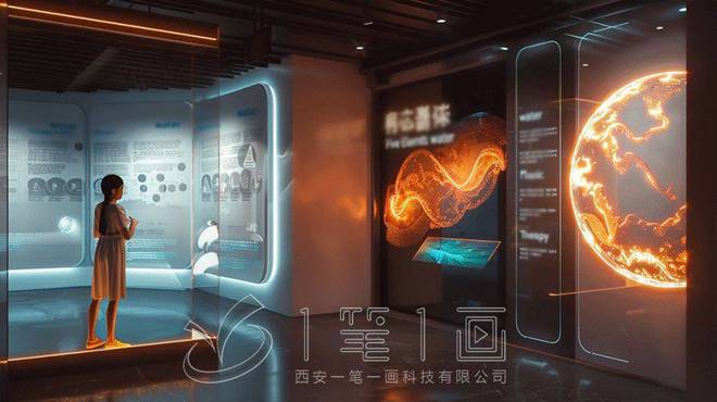 最新学校中医药传统文化实训基地设计数字化中医药展厅设计方案(图6)