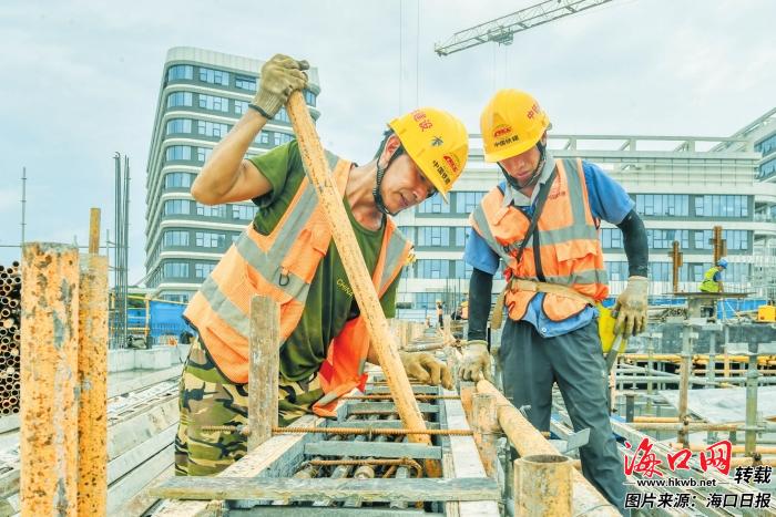 国家紧急医学救援基地（海南）项目冲出“正负零”(图1)