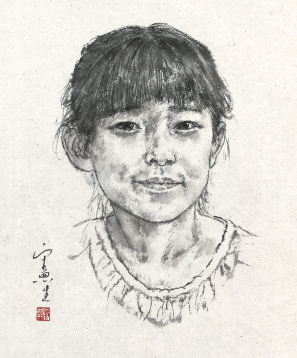 48幅经典水墨头像带你从素描走向水墨｜吴宪生著《头像临本(图9)
